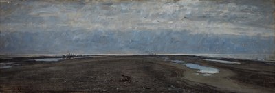 The Skaw Spit, Skagen by Johan Fredrik Krouthen